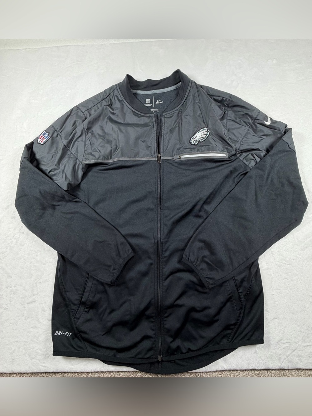 NFL Black on Field Philadelphia Eagles Windbreaker Jacket